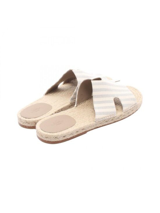Hermes Sandals Espadrilles Antigua Striped Canvas main image 5